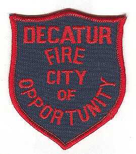 Decatur, Alabama  Fire  (Red  letters)