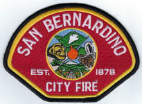 San Bernardino, California  City Fire