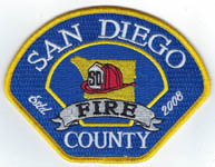 San Diego County, California  Fire