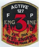 Floral Park, NY.  Fire Dept.  Engine 3  West Enders
