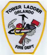 Orlando, Florida  Fire Dept.  Tower Ladder