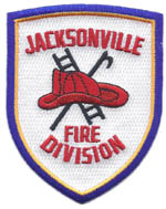 Jacksonville, Florida  Fire Division  (Old Style, Fully Embroidered)