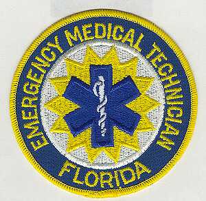Florida   E. M. T.  (Old Style)  Looks like Paramedic