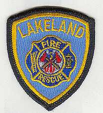 Lakeland,  Florida  Fire Rescue   (Hat Patch)