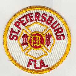 St. Petersburg,  Florida   Fire Dept. O/S  (White)  Officers