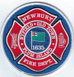 Newbury, Massachusetts  Fire Dept.  (Red & Blue)