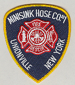 Minisink Hose Co. 1  Unionville, New York  Fire Rescue