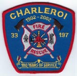 CHARLEROIPAFIRERESCUE100YEARANNIVERSARYSTD