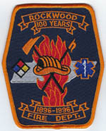 Rockwood, Tennessee  Fire Dept.  Anniversary patch