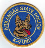 Arkansas State Police  K-9 Unit  (Colored)