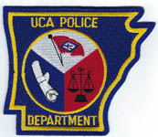 University of Central Arkansas  PD.  (USED, Old Style, State Shape)