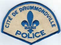 Cite' De Drummondville, Quebec  Police  (Canada)