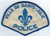 Ville De Sainte-Julie, Quebec  Police  (Canada, Old Style)
