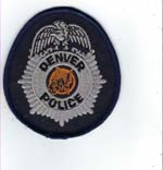 DENVERCOPOLICEBADGEPATCHSILVERSTD