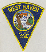 West Haven, Connecticut  Police  (Old Style, Triangle)