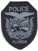 Casselberry, Florida  Police  (Gray on Black)
