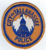 Tallahassee, Florida  Police  (Old Style, Round, USED)