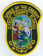 Citrus County, Florida  Office of the Sheriff  (USED, Old Style)