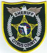 Citrus County, Florida  Sheriff  (Wreath)