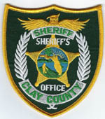 Clay County, Florida S.O.  Sheriff   (Wreath)