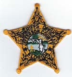 Jefferson County, Florida  S.O.  Badge Patch  Gold  (Dark Green Seal)
