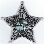 Jefferson County, Florida  S.O.  Badge Patch  Silver  (Dark Green Seal)