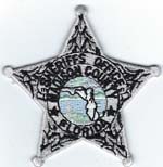 Madison County, Florida S.O.  Badge Patch  Silver  (Light Green Seal)