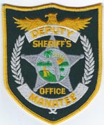 Manatee County, Florida  S.O. Deputy  (Yellow letters)