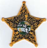 Suwannee County, Florida  S.O.  Badge Patch  Gold  (Dark Green Seal)