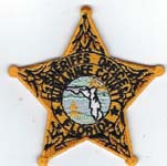 Suwannee County, Florida  S.O.  Badge Patch  Gold  (Light Green Seal)