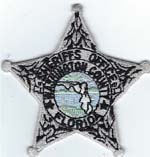 Washington County, Florida  S.O.  Badge Patch  Silver  (Light Green Seal)