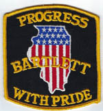 Bartlett, Illinois   (Old Style, Doesn't say Police)