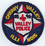Cherry Valley, Illinois  Valley Police  (USED, Old Style)