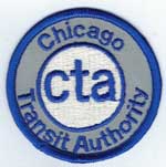 Chicago Transit Authority, Illinois  3 inch, Cheesecloth backing)