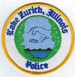 Lake Zurich, Illinois  Police  (Old Style, Round)