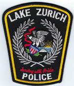 Lake Zurich, Illinois  Police  (USED, but very good condition)