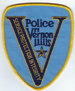 Vernon Hills, Illinois  Police  (Old Style)