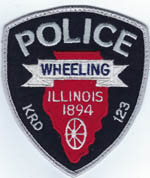 Wheeling, Illinois  Police  (USED, Silver)