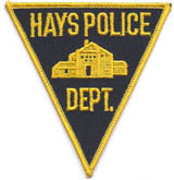 Hays, Kansas PD.  (Old Style, Triangle)