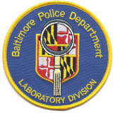 Baltimore, Maryland  PD.  Laboratory Division