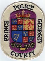 Prince George's County, Maryland  Police  (Old Style, Cloth Background)