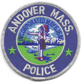 Andover, Massachusetts  Police  (Silver Mylar)