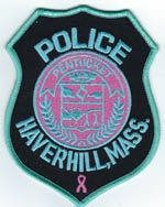 Haverhill, Massachusetts  Police  (Pink Ribbon, Fundraiser for American Cancer Society)