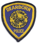 Dearborn, Michigan  Police  (USED, 3 1/2 in tall)