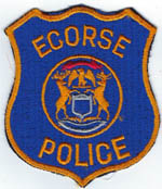 Ecorse, Michigan Police  (Old Style, Sewn in border)