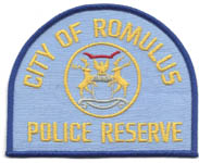 Romulus, Michigan  Police Reserve