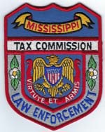 Mississippi Tax Commission  Law Enforcement  (Darker Blue background)