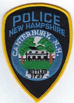 Canterbury, New Hampshire  Police