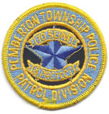 Pemberton Twp, New Jersey  Police  Patrol Division (Blue)