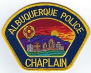 Albuquerque, New Mexico  Police  Chaplain   (Gold on Blue)